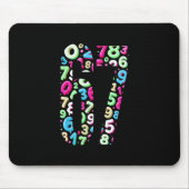 67 Hidden Meme Trending Gen Z Alpha Six Seven 6 7  Mousepad (Vorne)