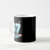 67 Hockey Drip Number Funny Meme Style Boys Graphi Kaffeetasse (Vorderseite Links)