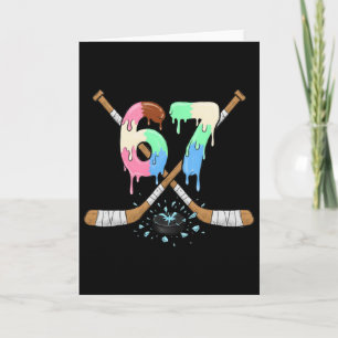 67 Hockey-Fan-Drip-Nummer Lustiges Meme-Tropfendes Karte
