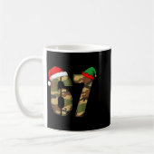67 Hunting Camo Six Seven 6 7 Meme Camouflage 67 C Kaffeetasse (Links)