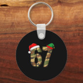 67 Hunting Camo Six Seven 6 7 Meme Camouflage 67 C Schlüsselanhänger (Vorderseite)