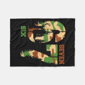 67 Hunting Camo Six Seven 6 7 Meme Camouflage 67 M Fleecedecke (Vorderseite (Horizontal))