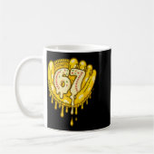 67 Ice Cream Drip Funny Six Seven Baseball Kaffeetasse (Links)