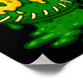 67 Ice Cream Drip Funny Six Seven Baseball Poster (Ecke)