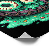 67 Ice Cream Drip Funny Six Seven Baseball Poster (Ecke)