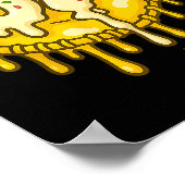 67 Ice Cream Drip Funny Six Seven Baseball  Poster (Ecke)