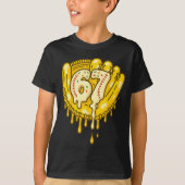 67 Ice Cream Drip Funny Six Seven Baseball T-Shirt (Vorderseite)