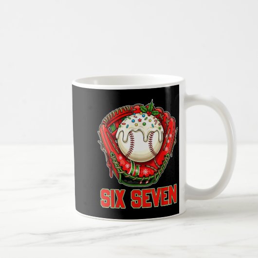 67 Ice Cream Drip Funny Six Seven Gen Alpha Christ Kaffeetasse (Rechts)