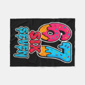67 Ice Cream Drip Funny Six Seven Gen Alpha Meme S Fleecedecke (Vorderseite (Horizontal))