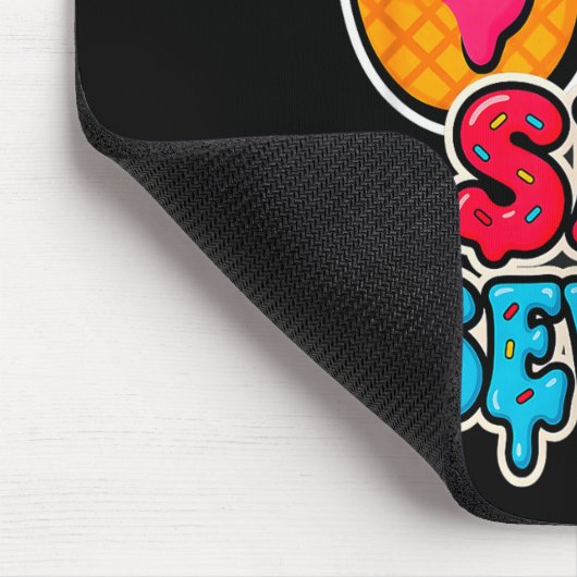 67 Ice Cream Drip Funny Six Seven Gen Alpha Meme S Mousepad (Ecke)