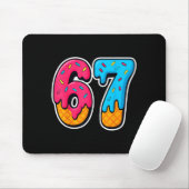 67 Ice Cream Drip Funny Six Seven Gen Alpha Meme S Mousepad (Mit Mouse)