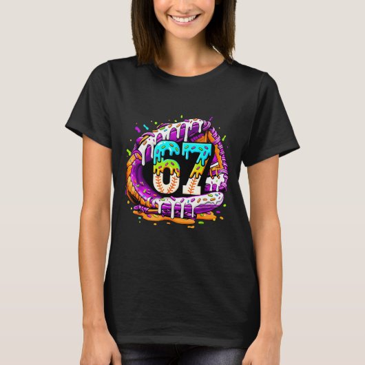 67 Ice Cream Drip Funny Six Seven Player 67th Birt T-Shirt (Vorderseite)