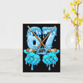 67 Ice Cream Drip Hockey Gen Alpha Slang Six Seven Karte (Gelbe Blume)