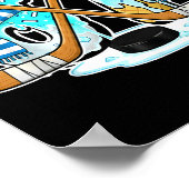 67 Ice Cream Drip Hockey Gen Alpha Slang Six Seven Poster (Ecke)