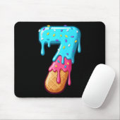 67 Ice Cream Drip Meme Funny 6 7 Halloween Costume Mousepad (Mit Mouse)