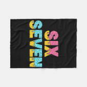 67 Ice Cream Drip Meme Funny Six Seven Gen Alpha S Fleecedecke (Vorderseite (Horizontal))