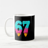 67 Ice Cream Drip Meme Funny Six Seven Gen Alpha S Kaffeetasse (Links)