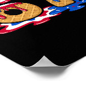 67 Ice Cream Drip Meme Funny Six Seven Gen Alpha S Poster (Ecke)