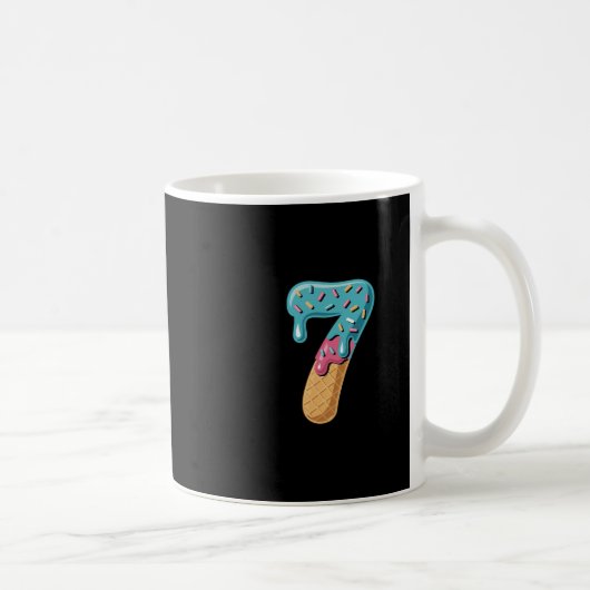 67 Ice Cream Drip Meme Funny Six Seven Matching Pa Kaffeetasse (Rechts)