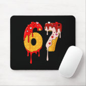 67 Ice Cream Drip Meme Funny Six Seven Valentine D Mousepad (Mit Mouse)