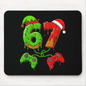 67 Ice Cream Drip Meme Gamer Six Seven Christmas B Mousepad (Vorne)