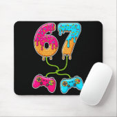 67 Ice Cream Drip Meme Gamer Six Seven Gen Alpha S Mousepad (Mit Mouse)