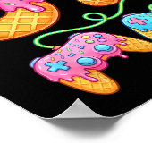 67 Ice Cream Drip Meme Gamer Six Seven Gen Alpha S Poster (Ecke)