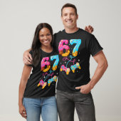 67 Ice Cream Drip Meme Gamer Six Seven Gen Alpha S T-Shirt (Unisex)