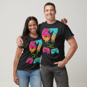 67 Ice Cream Drip Meme Gamer Six Seven Gen Alpha S T-Shirt (Unisex)