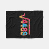 67 Ice Cream Drip Meme Math Teacher School Square  Fleecedecke (Vorderseite (Horizontal))