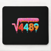 67 Ice Cream Drip Meme Math Teacher School Square  Mousepad (Vorne)