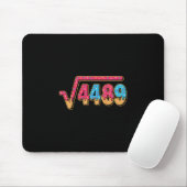67 Ice Cream Drip Meme Math Teacher School Square  Mousepad (Mit Mouse)