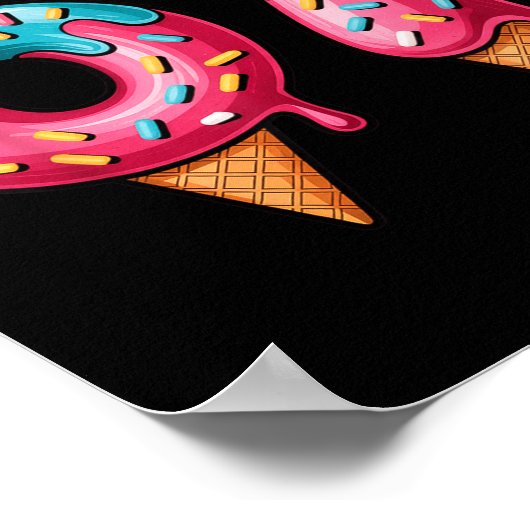 67 Ice Cream Drip Meme Poster (Ecke)