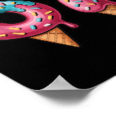 67 Ice Cream Drip Meme  Poster (Ecke)