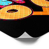 67 Ice Cream Drip Meme Six Seven Gen Alpha Slang Poster (Ecke)