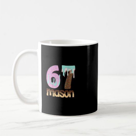 67 Ice Cream Drip Meme Six Seven Gen Alpha Slang T Kaffeetasse (Links)