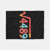 67 Ice Cream Drip Meme Square Root 4489  Fleecedecke (Vorderseite (Horizontal))