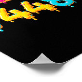 67 Ice Cream Drip Meme Square Root 4489 Math Teach Poster (Ecke)