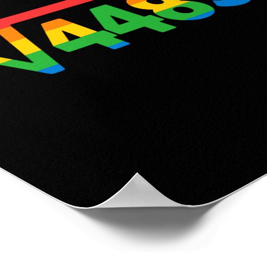 67 Ice Cream Drip Meme Square Root 4489  Poster (Ecke)