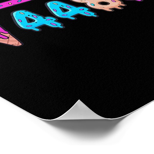 67 Ice Cream Drip Meme Square Root 4489 Six Seven  Poster (Ecke)