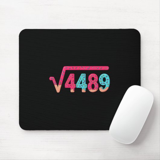 67 Ice Cream Drip Meme Square Root 4489 Slang Math Mousepad (Mit Mouse)