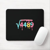 67 Ice Cream Drip Meme Square Root 4489 Slang Math Mousepad (Mit Mouse)