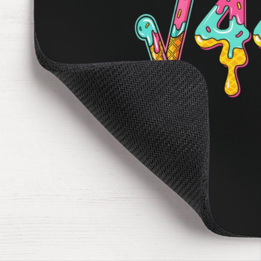 67 Ice Cream Drip Meme Square Root 4489 Slang Math Mousepad (Ecke)