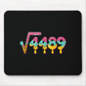 67 Ice Cream Drip Meme Square Root 4489 Slang Math Mousepad (Vorne)