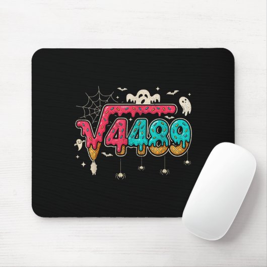 67 Ice Cream Drip Meme Square Root 4489 Slang Math Mousepad (Mit Mouse)