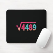 67 Ice Cream Drip Meme Square Root 4489 Slang Math Mousepad (Mit Mouse)