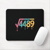67 Ice Cream Drip Meme Square Root 4489 Slang Math Mousepad (Mit Mouse)