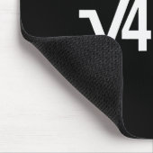 67 Ice Cream Drip Meme Square Root 4489 Slang Math Mousepad (Ecke)