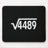 67 Ice Cream Drip Meme Square Root 4489 Slang Math Mousepad (Vorne)