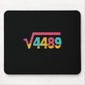 67 Ice Cream Drip Meme Square Root 4489 Slang Math Mousepad (Vorne)
